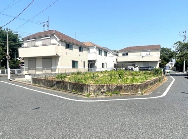 注文住宅用地　43坪 東南角地　建築条件無し
